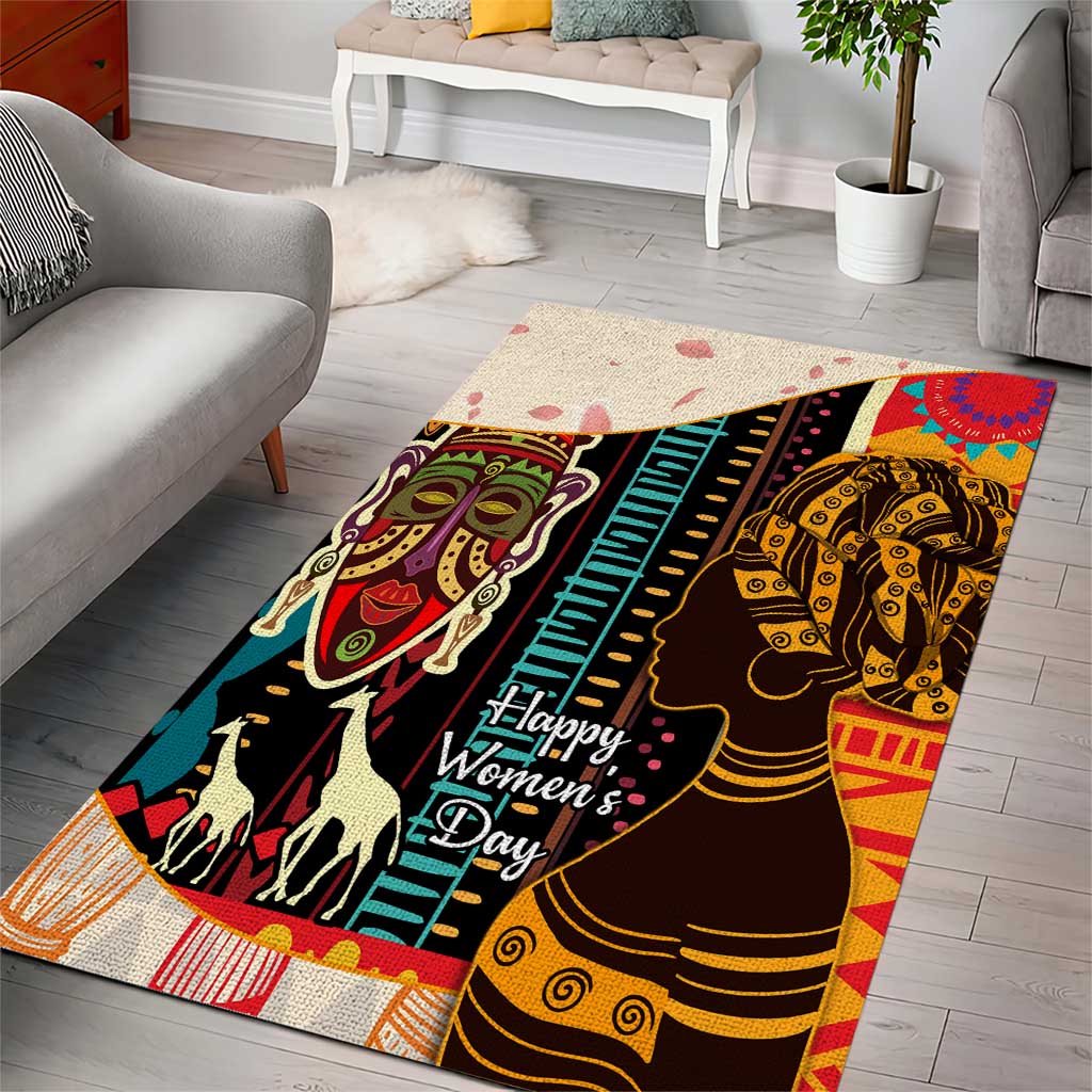 Africa International Women Day Area Rug African Pattern LT14