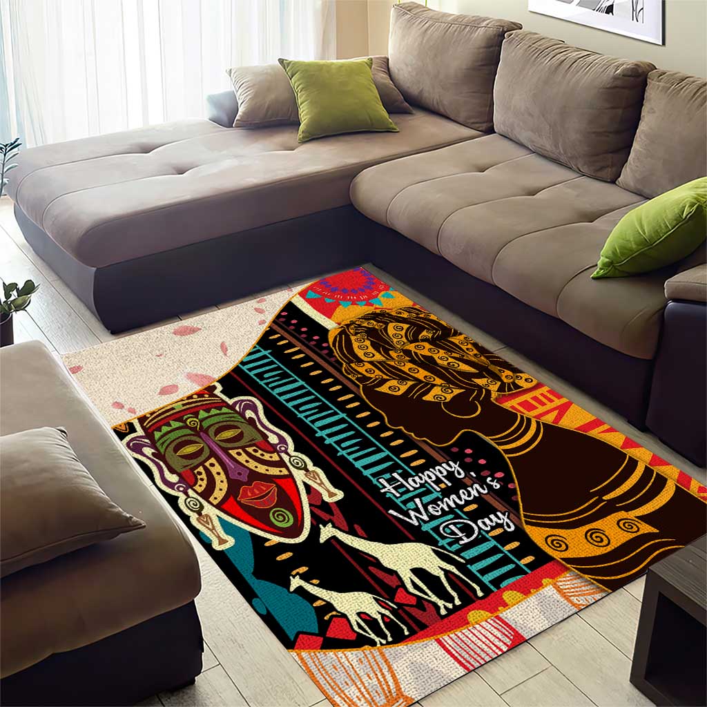 Africa International Women Day Area Rug African Pattern LT14
