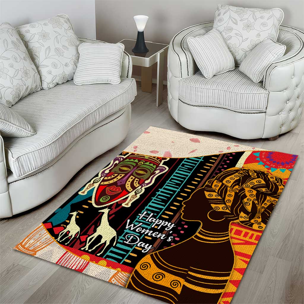 Africa International Women Day Area Rug African Pattern LT14