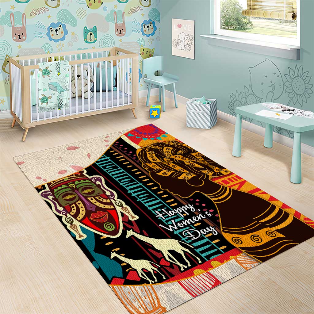 Africa International Women Day Area Rug African Pattern LT14