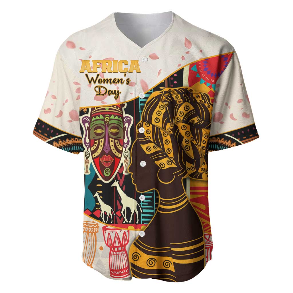 Africa International Women Day Baseball Jersey African Pattern LT14