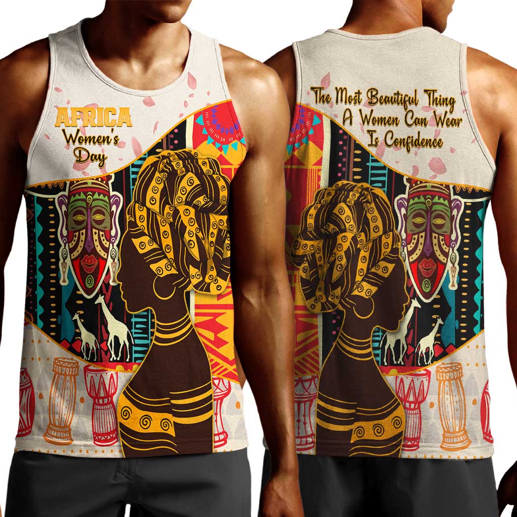 Africa International Women Day Men Tank Top African Pattern LT14