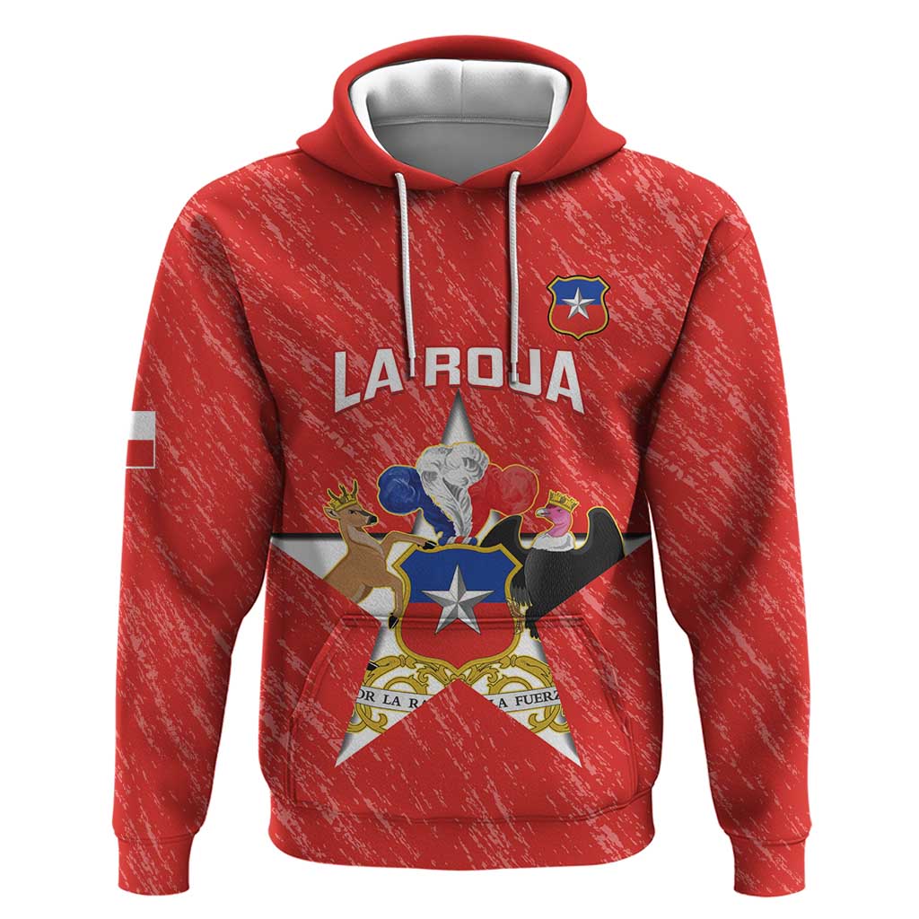 Custom Chile Football Hoodie Vamos La Roja LT14