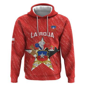 Custom Chile Football Hoodie Vamos La Roja LT14