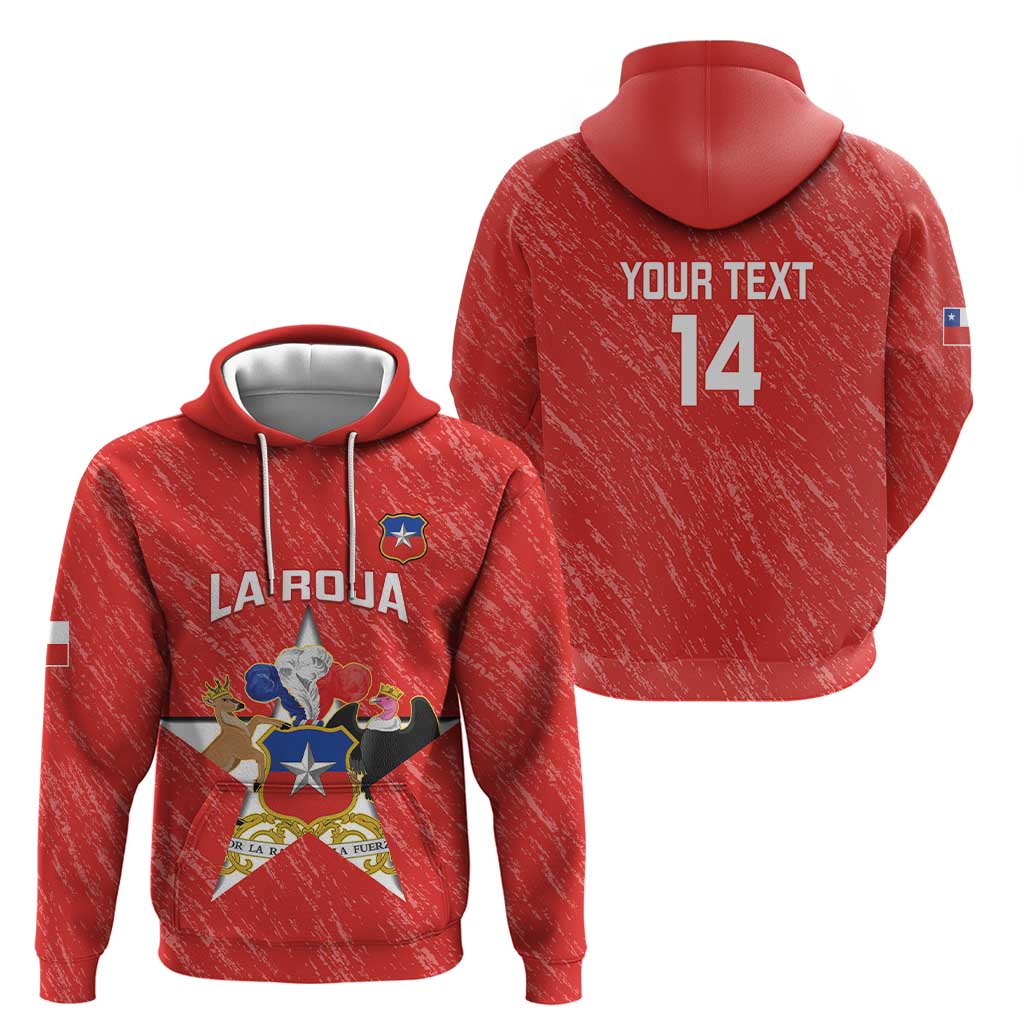 Custom Chile Football Hoodie Vamos La Roja LT14