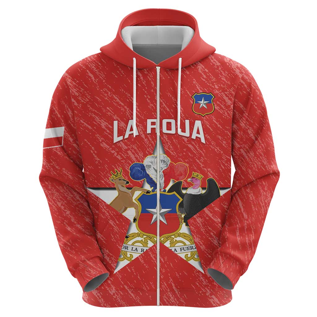 Custom Chile Football Hoodie Vamos La Roja LT14