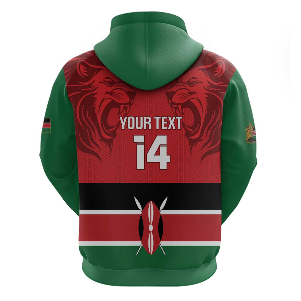 Custom Kenya Football Hoodie Come On Harambee Stars LT14