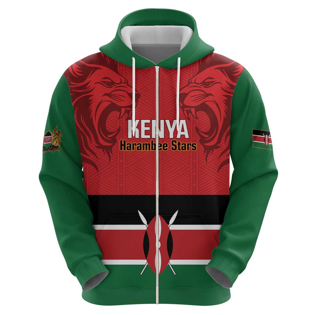 Custom Kenya Football Hoodie Come On Harambee Stars LT14