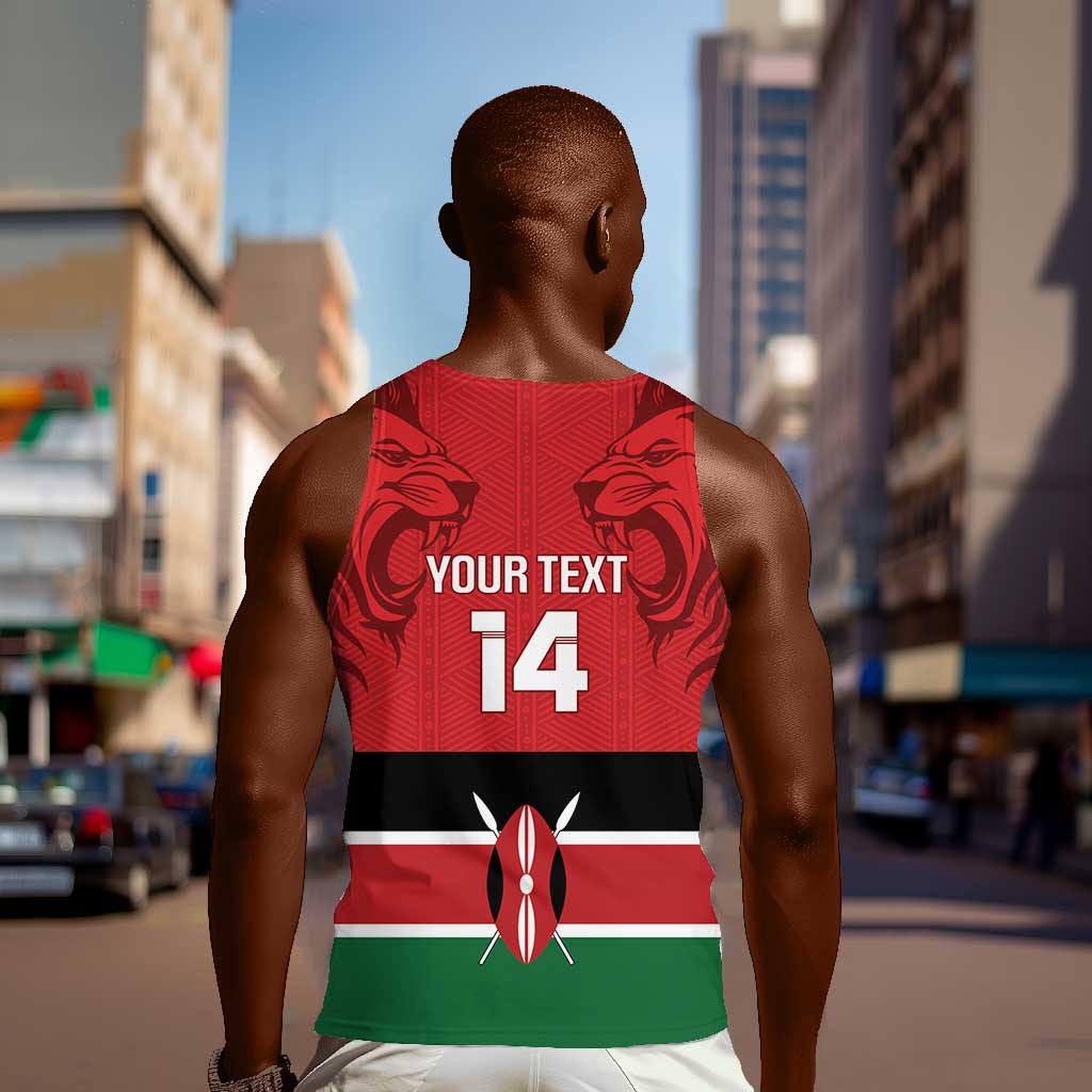 Custom Kenya Football Men Tank Top Go Harambee Stars African Pattern LT14