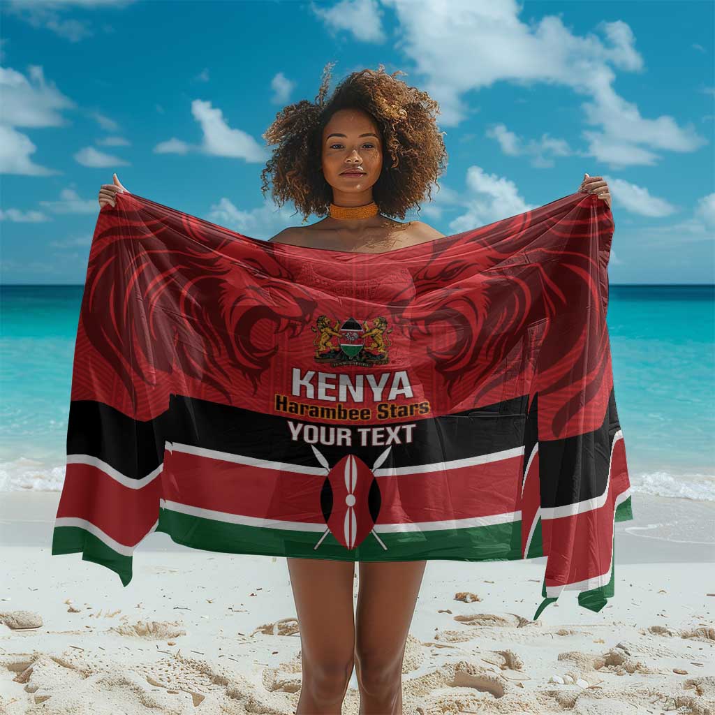 Custom Kenya Football Sarong Go Harambee Stars African Pattern LT14