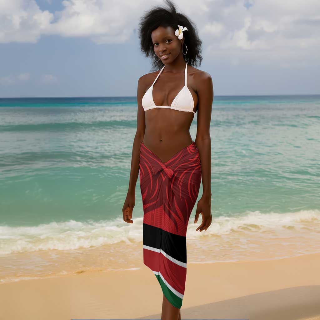 Custom Kenya Football Sarong Go Harambee Stars African Pattern LT14