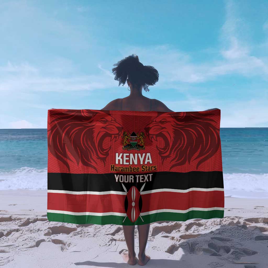 Custom Kenya Football Sarong Go Harambee Stars African Pattern LT14
