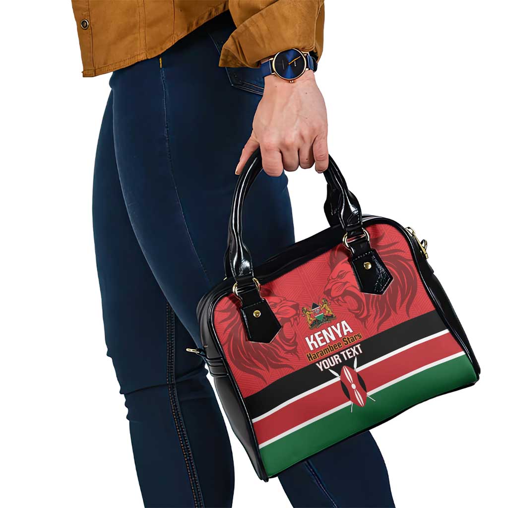 Custom Kenya Football Shoulder Handbag Come On Harambee Stars LT14