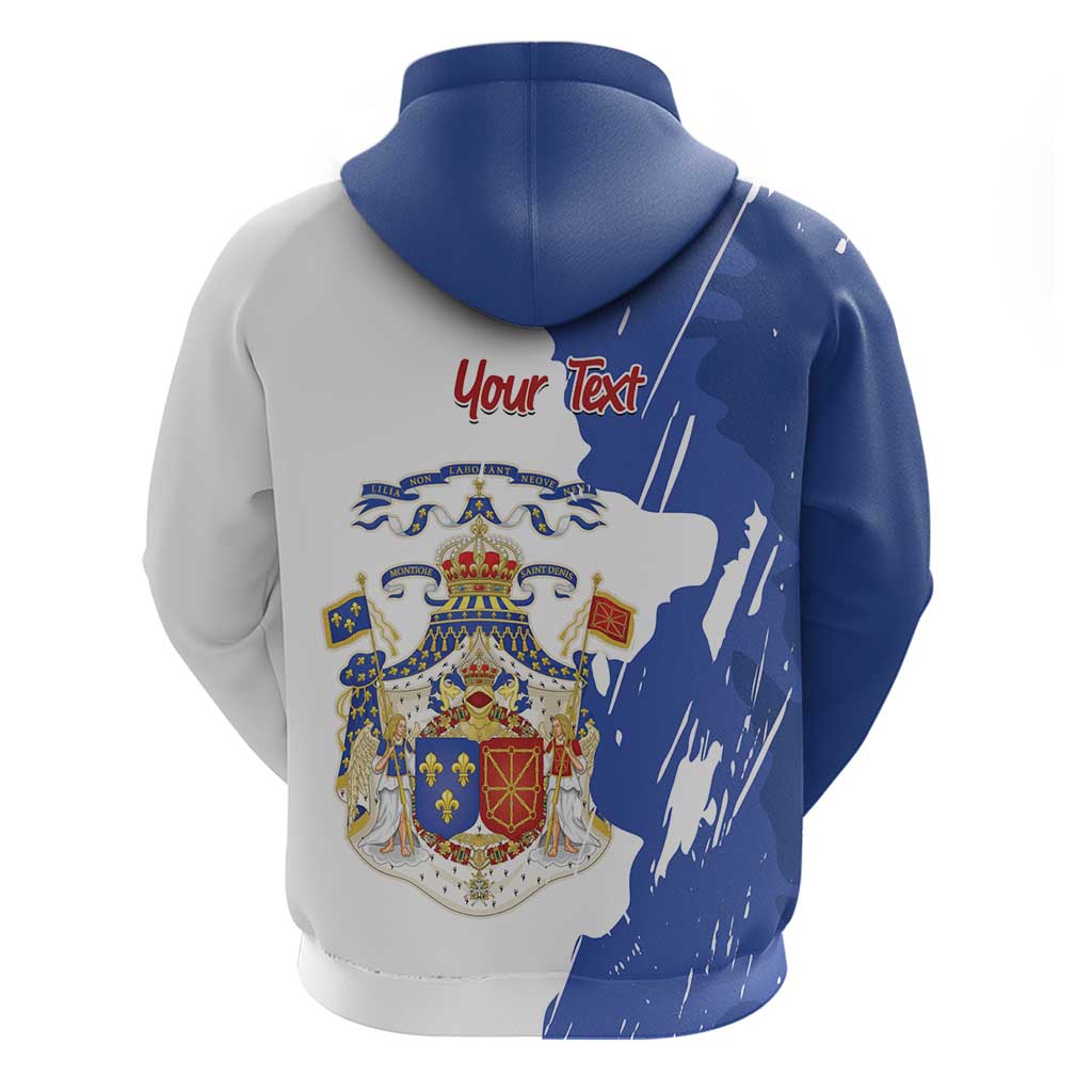 Personalised Saint-Domingue Hoodie Coat Of Arms Grunge Style LT14