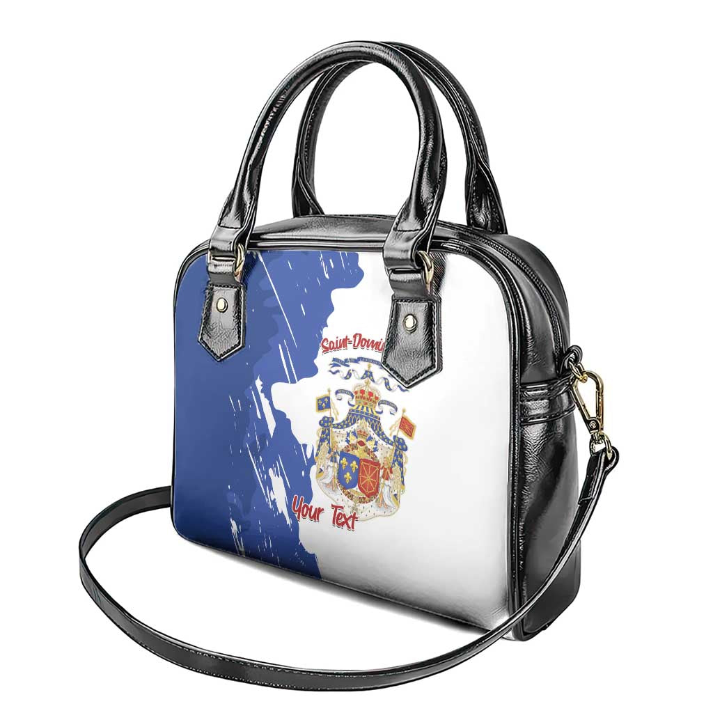 Personalised Saint-Domingue Shoulder Handbag Coat Of Arms Grunge Style LT14