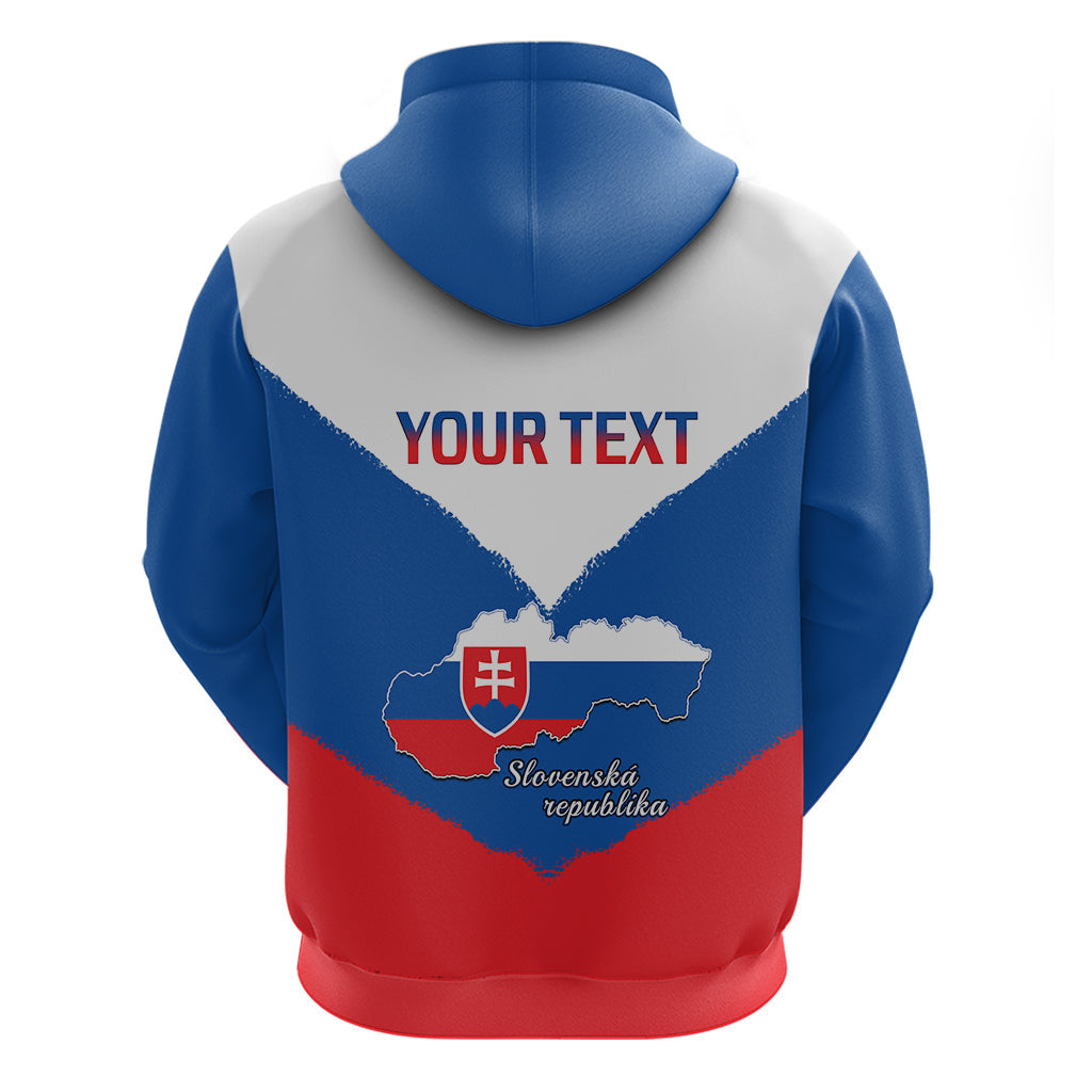 Personalised 17 July Slovakia Independence Day Hoodie Proud To Be Slovensko LT14