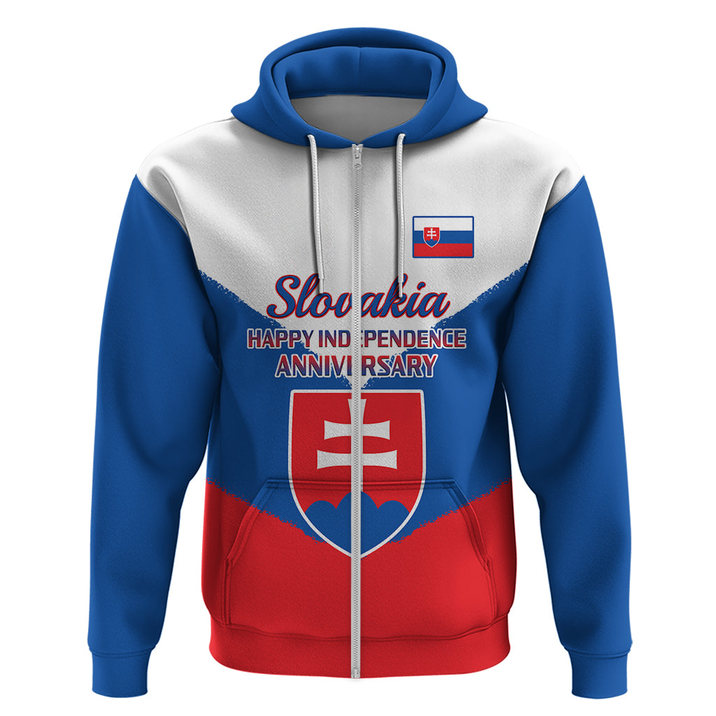 Personalised 17 July Slovakia Independence Day Hoodie Proud To Be Slovensko LT14