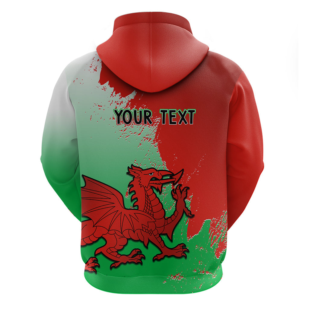 Custom Pride Cymru Hoodie 2023 Wales LGBT With Welsh Red Dragon LT14