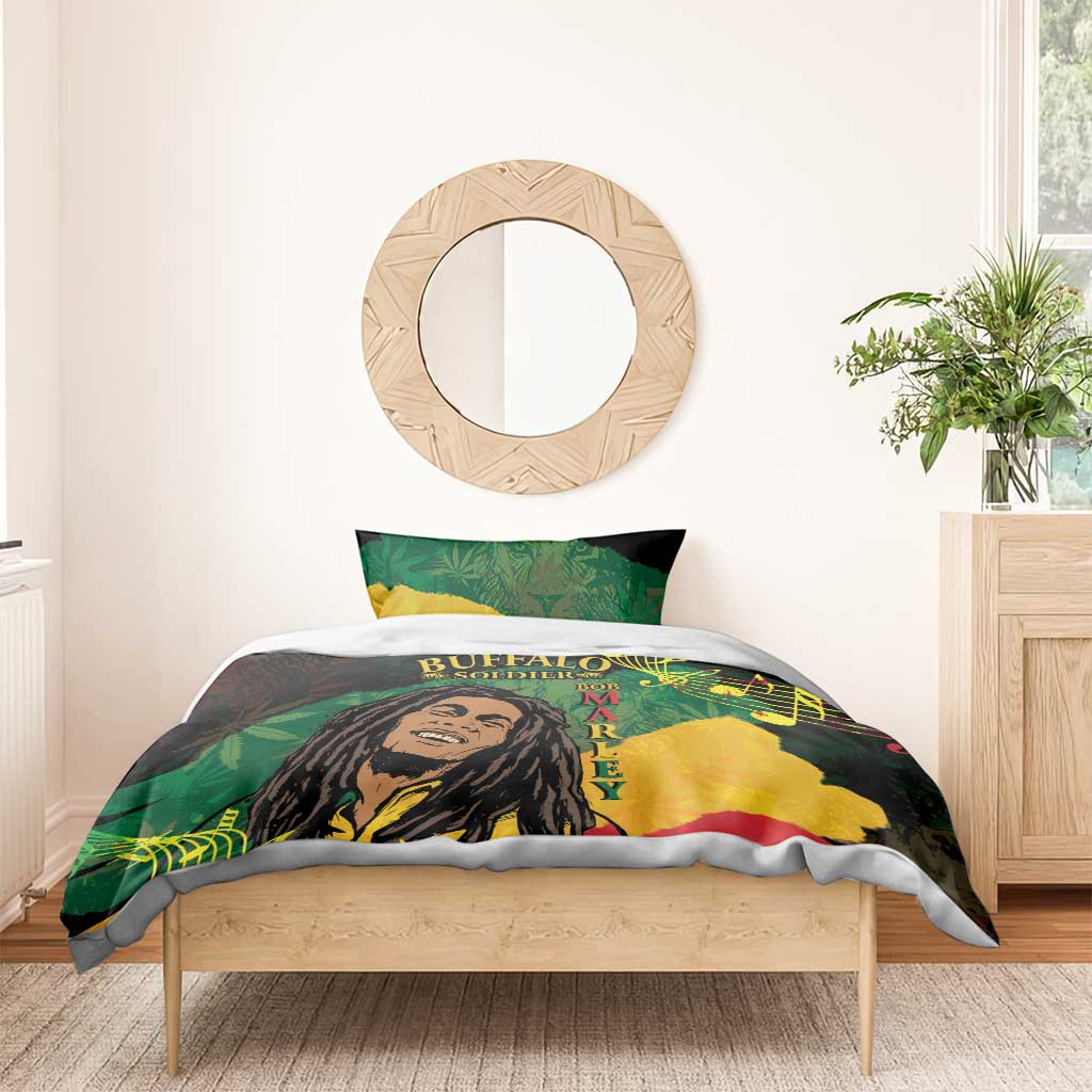 Afro Legend Bob Buffalo Soldier Bedding Set American Heroes Reggae Style LT14