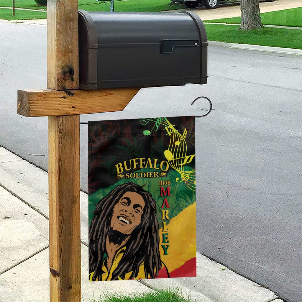 Afro Legend Bob Buffalo Soldier Garden Flag American Heroes Reggae Style LT14