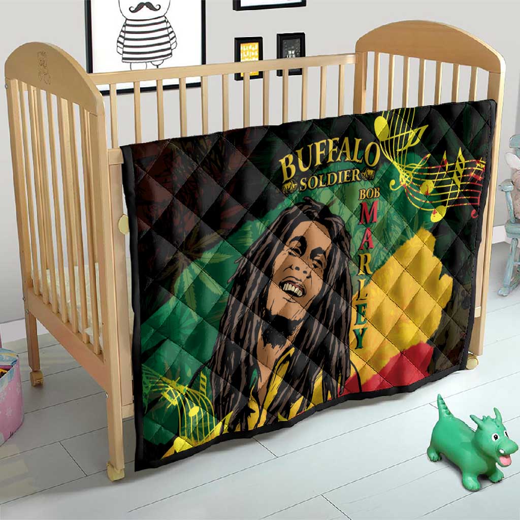 Afro Legend Bob Buffalo Soldier Quilt American Heroes Reggae Style LT14