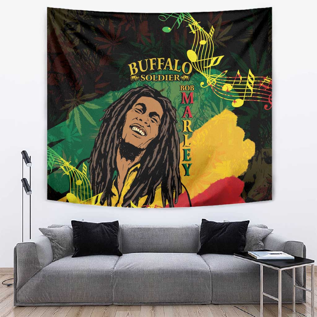 Afro Legend Bob Buffalo Soldier Tapestry American Heroes Reggae Style LT14