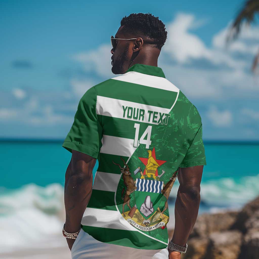 Zimbabwe Rugby Custom Hawaiian Shirt Sables 3rd Champions Proud LT14