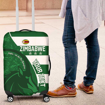 Zimbabwe Rugby Custom Luggage Cover Sables 3rd Champions Proud LT14
