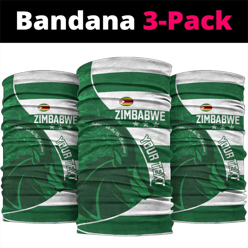 Zimbabwe Rugby Custom Neck Gaiter Sables 3rd Champions Proud LT14