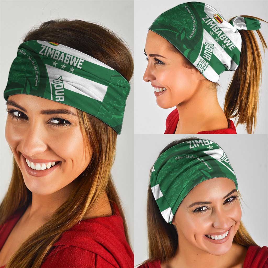 Zimbabwe Rugby Custom Neck Gaiter Sables 3rd Champions Proud LT14