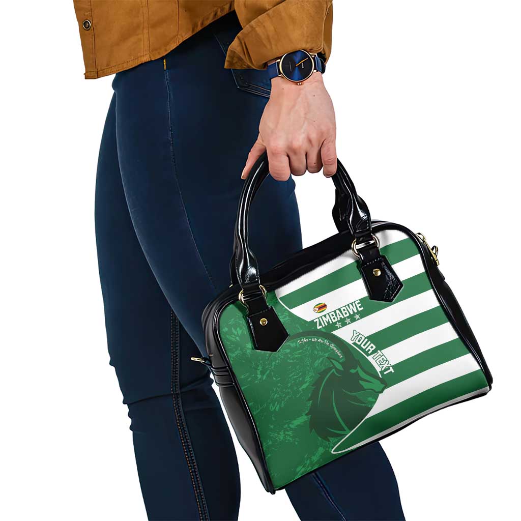 Zimbabwe Rugby Custom Shoulder Handbag Sables 3rd Champions Proud LT14