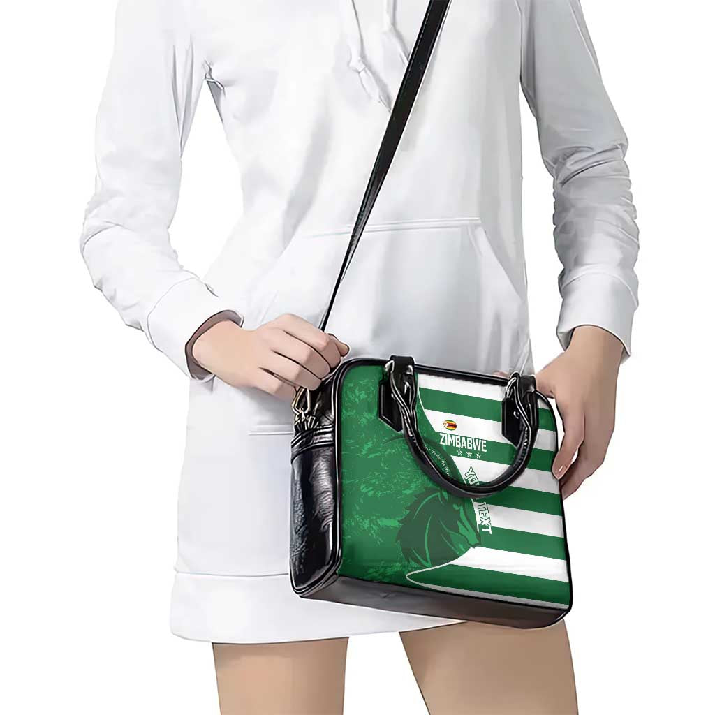 Zimbabwe Rugby Custom Shoulder Handbag Sables 3rd Champions Proud LT14