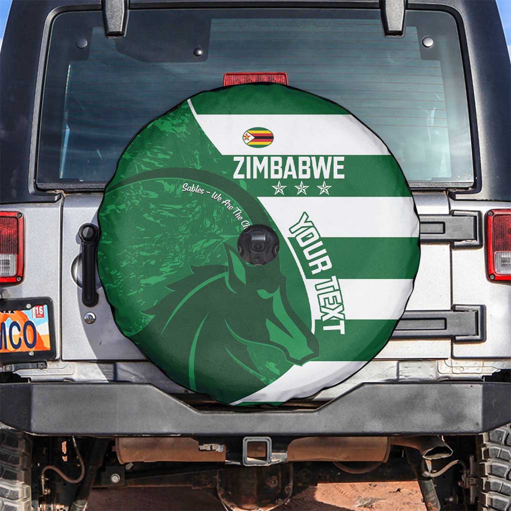 Zimbabwe Rugby Custom Spare Tire Cover Sables 3rd Champions Proud LT14