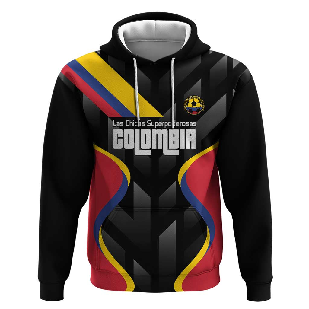 Custom Colombia Football Hoodie Vamos Las Chicas Superpoderosas LT14
