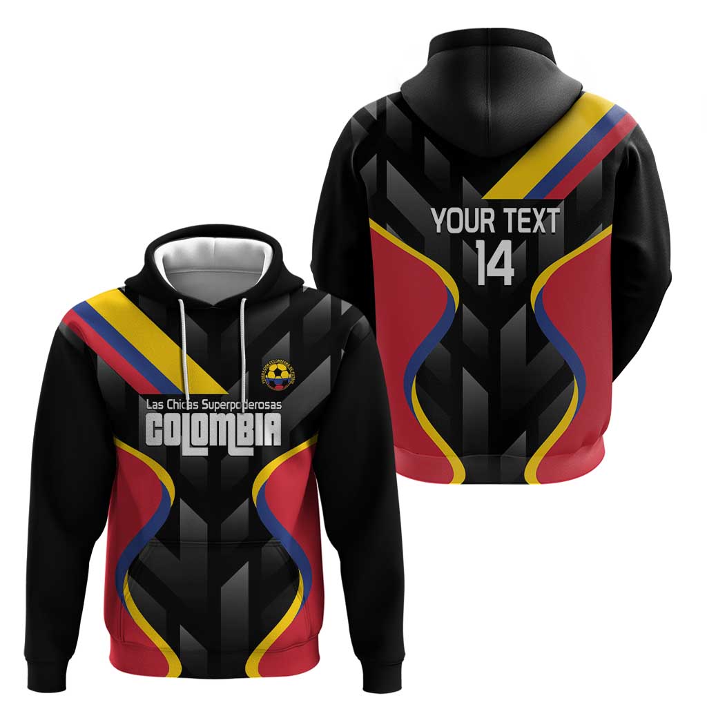 Custom Colombia Football Hoodie Vamos Las Chicas Superpoderosas LT14