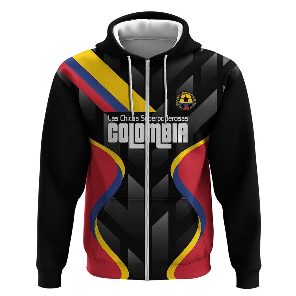 Custom Colombia Football Hoodie Vamos Las Chicas Superpoderosas LT14