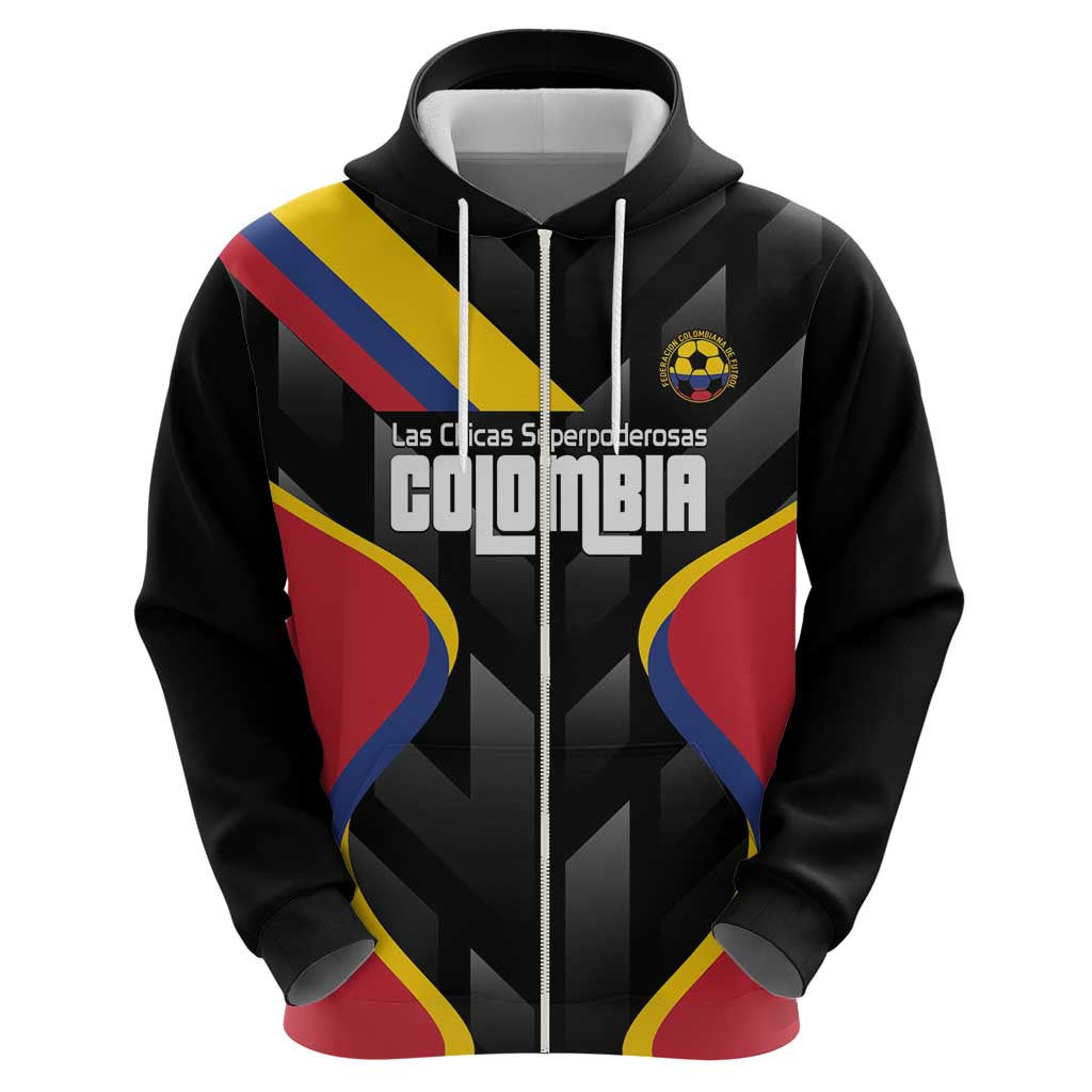 Custom Colombia Football Hoodie Vamos Las Chicas Superpoderosas LT14