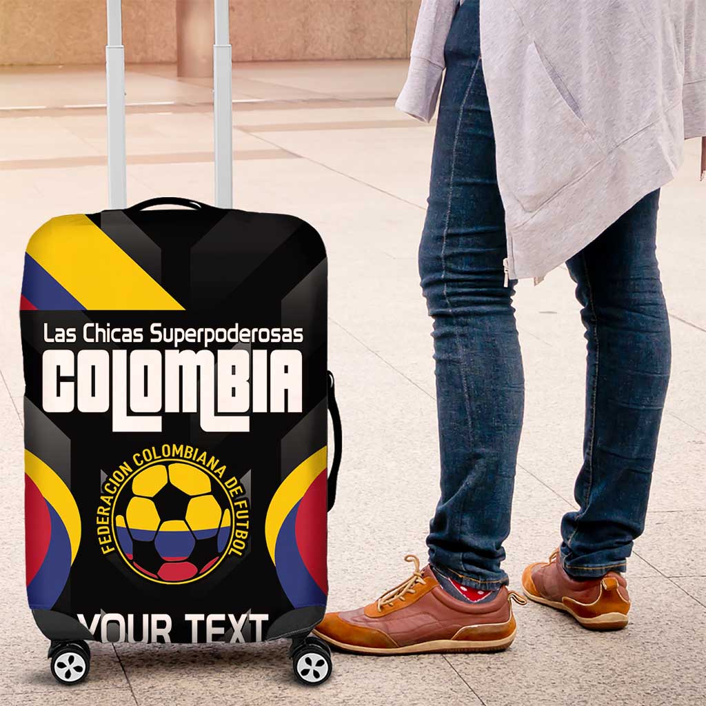Custom Colombia Football Luggage Cover Vamos Las Chicas Superpoderosas LT14