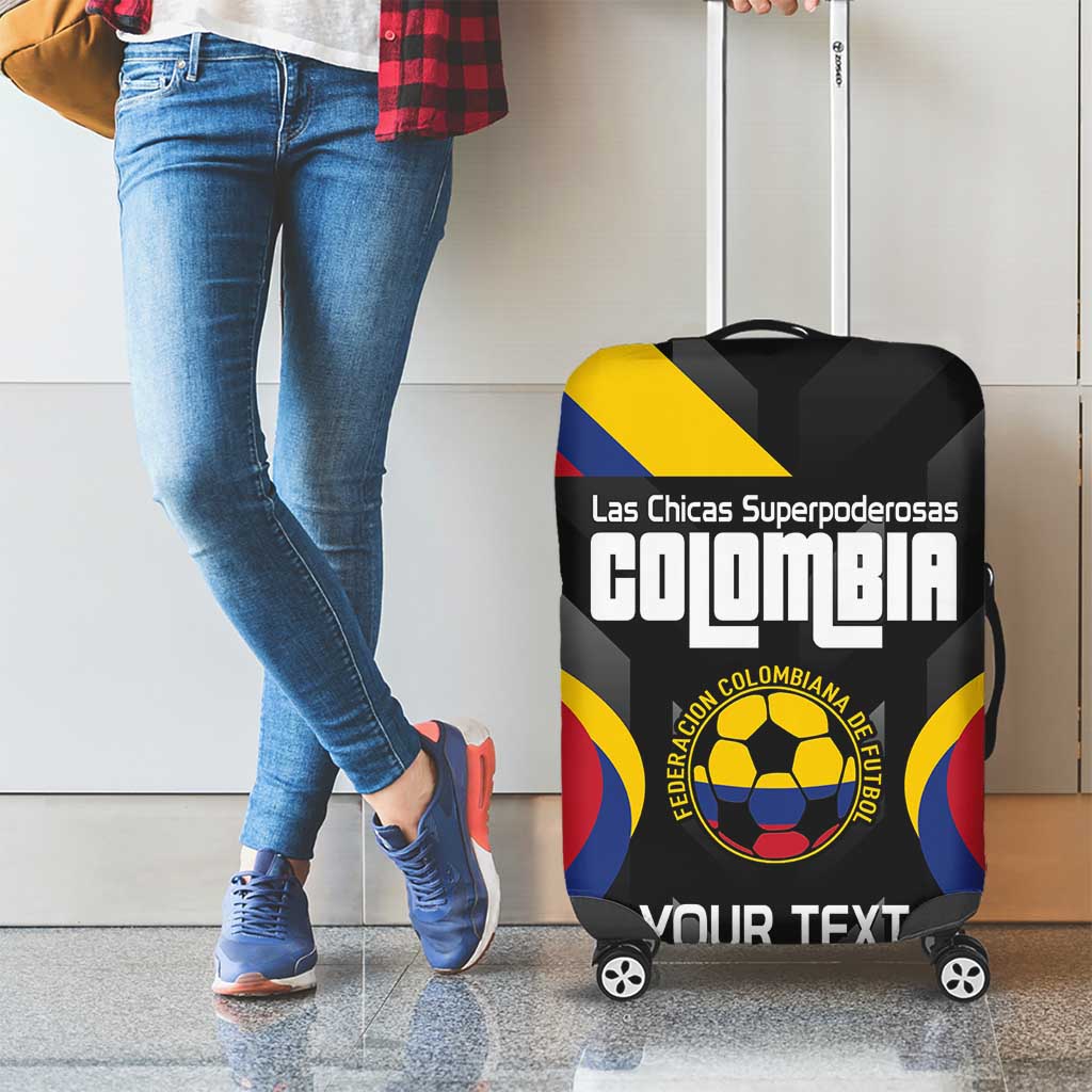 Custom Colombia Football Luggage Cover Vamos Las Chicas Superpoderosas LT14