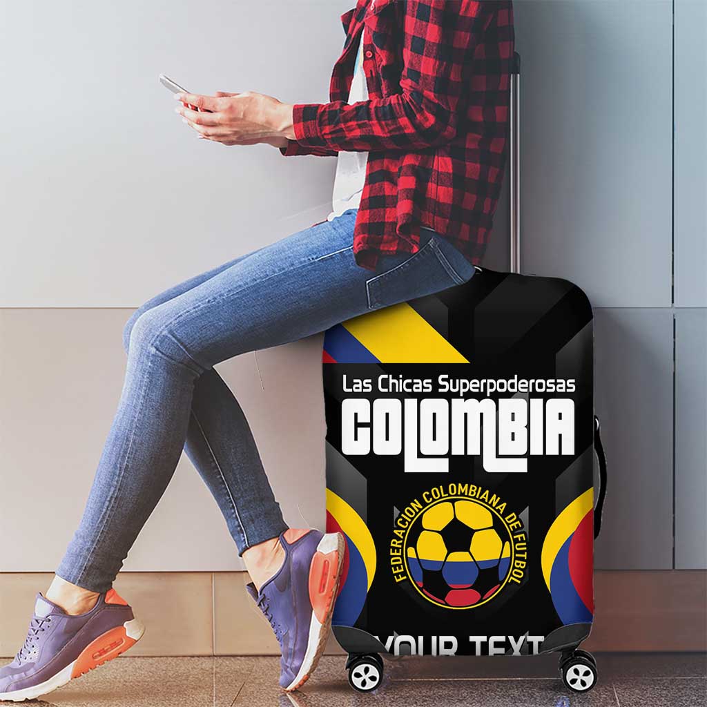 Custom Colombia Football Luggage Cover Vamos Las Chicas Superpoderosas LT14