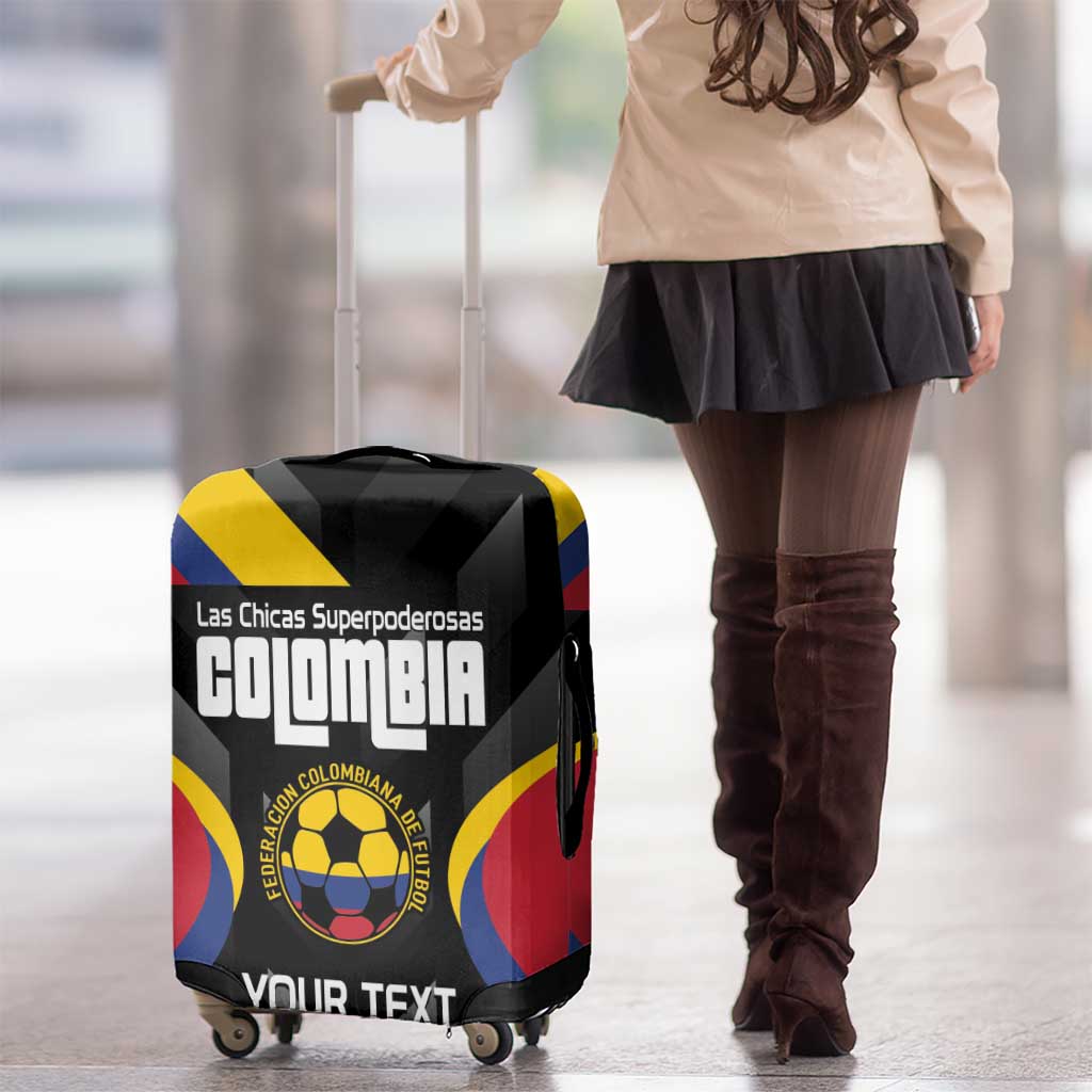 Custom Colombia Football Luggage Cover Vamos Las Chicas Superpoderosas LT14
