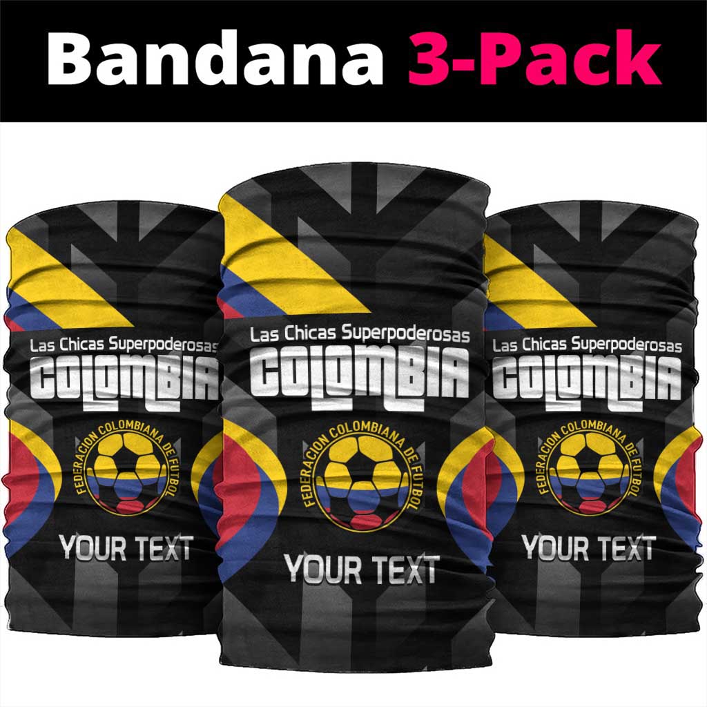 Custom Colombia Football Neck Gaiter Vamos Las Chicas Superpoderosas LT14