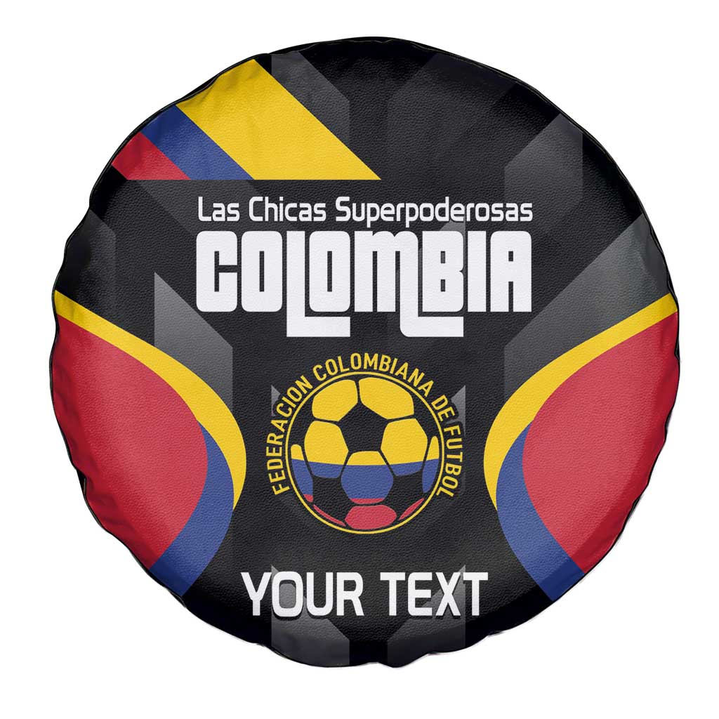 Custom Colombia Football Spare Tire Cover Vamos Las Chicas Superpoderosas LT14