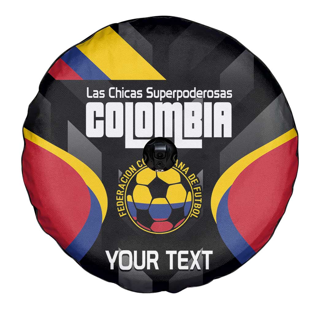 Custom Colombia Football Spare Tire Cover Vamos Las Chicas Superpoderosas LT14