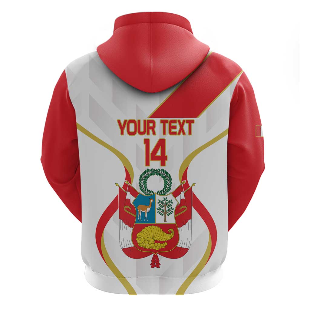 Custom Peru Football Hoodie Vamos La Bicolor LT14