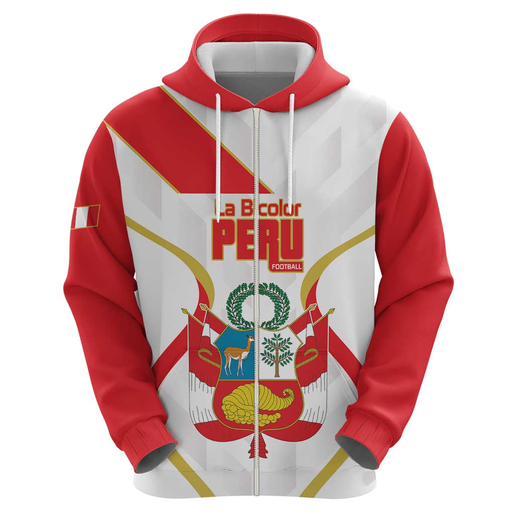 Custom Peru Football Hoodie Vamos La Bicolor LT14