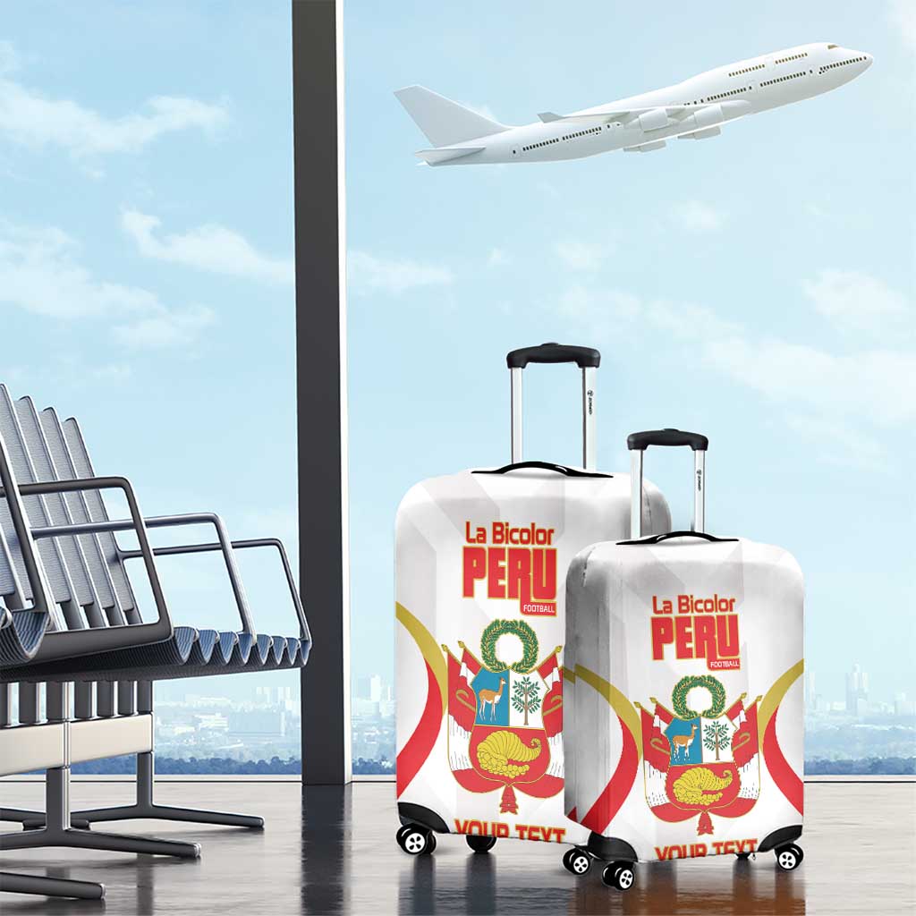Custom Peru Football Luggage Cover Vamos La Bicolor LT14