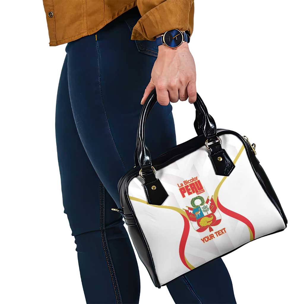 Custom Peru Football Shoulder Handbag Vamos La Bicolor LT14