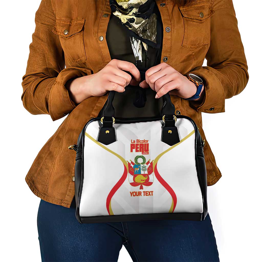 Custom Peru Football Shoulder Handbag Vamos La Bicolor LT14