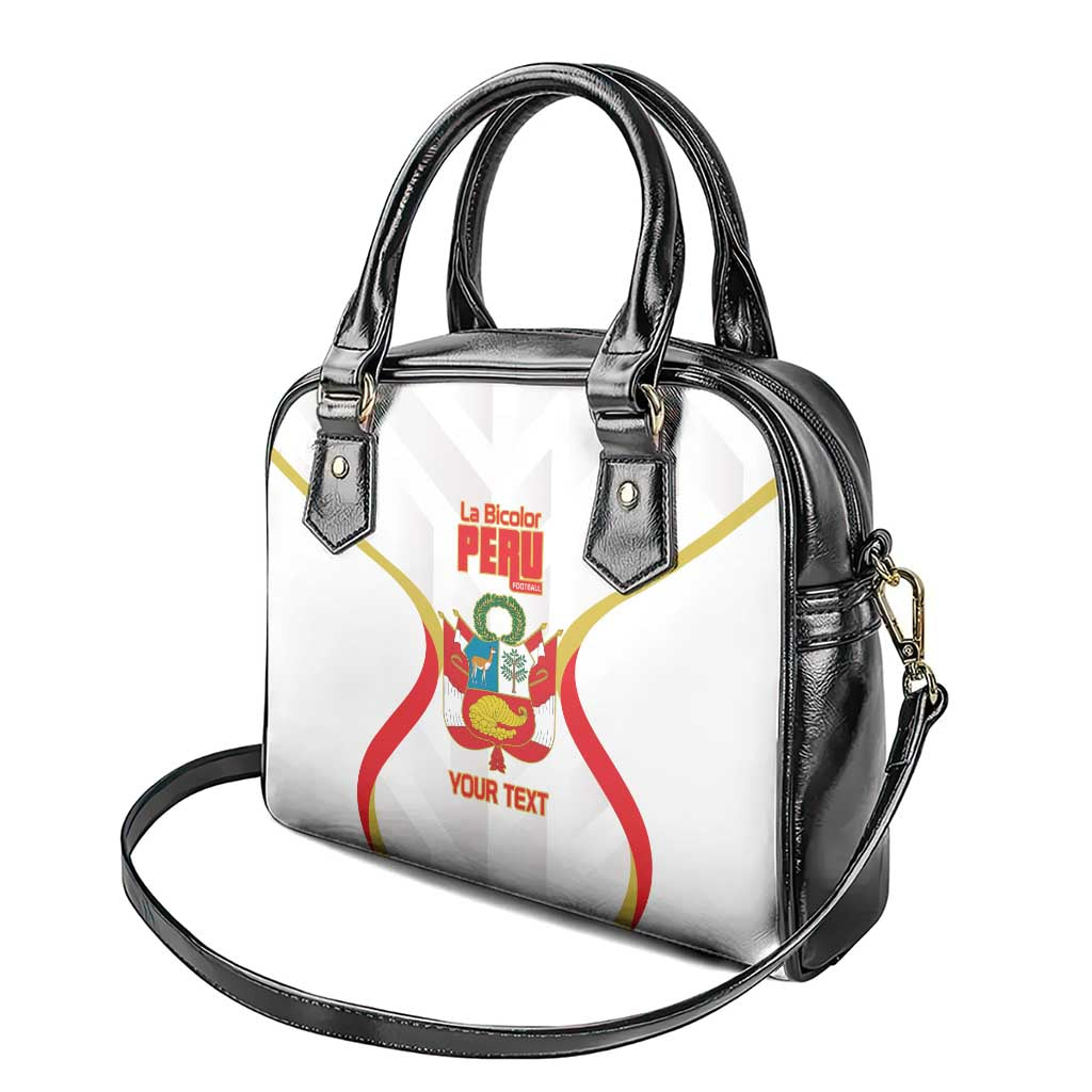 Custom Peru Football Shoulder Handbag Vamos La Bicolor LT14